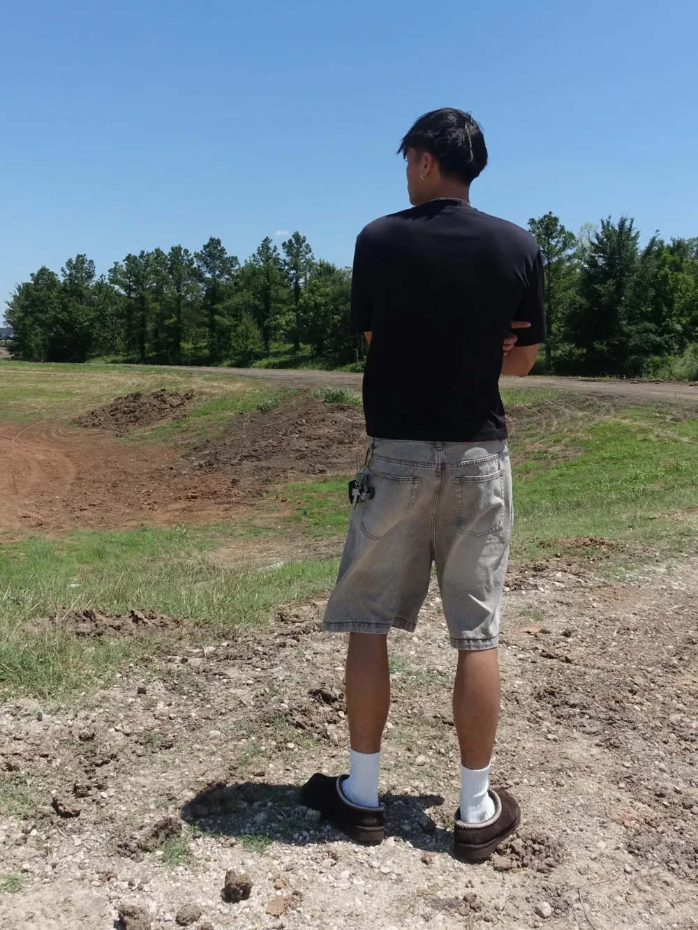 Grey Wash Jorts - Image 4