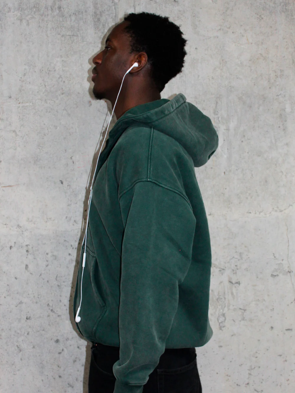 Heavyweight Washed Zip-up - Image 3