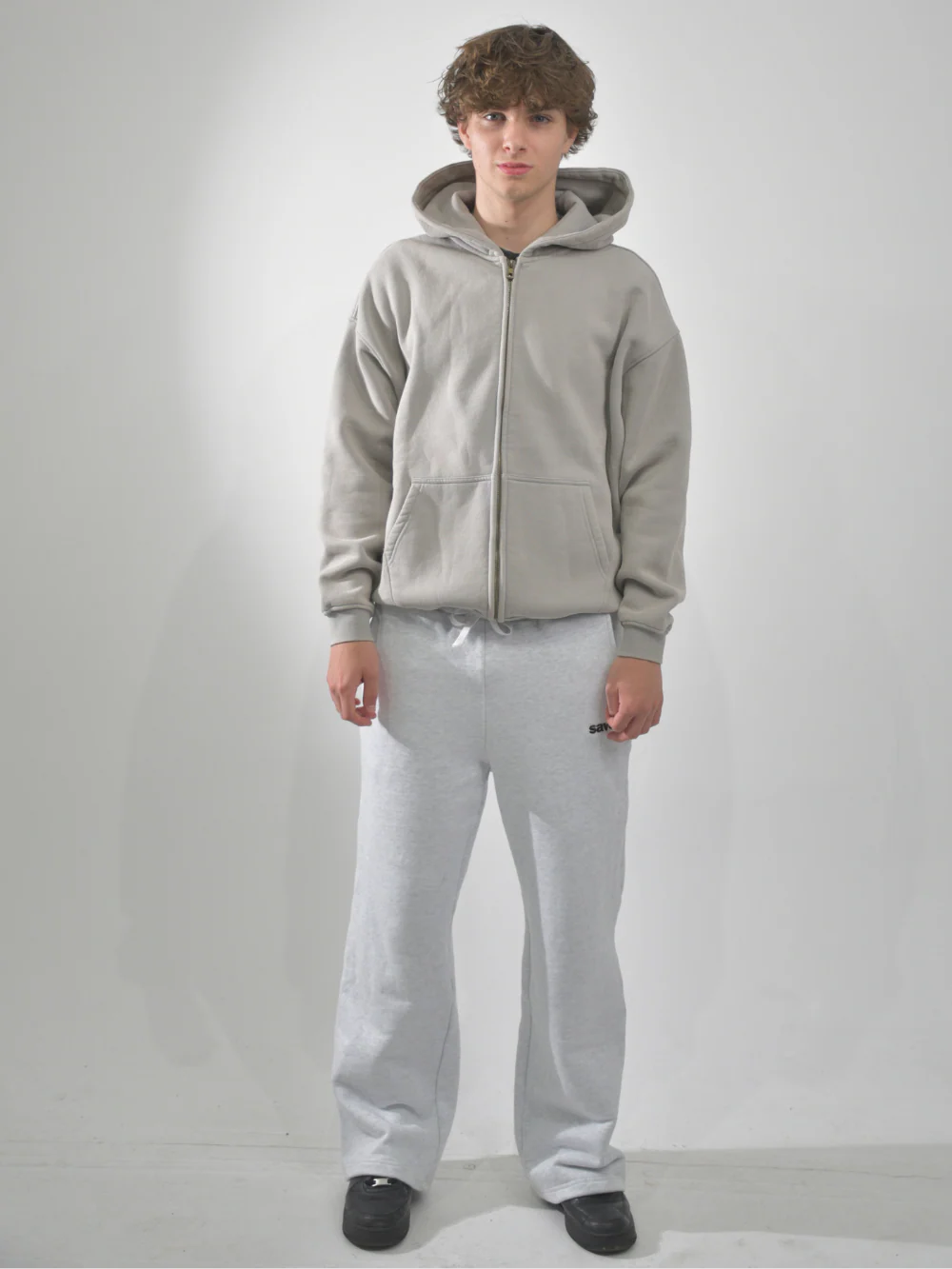 Heavyweight Washed Zip-up - Image 4