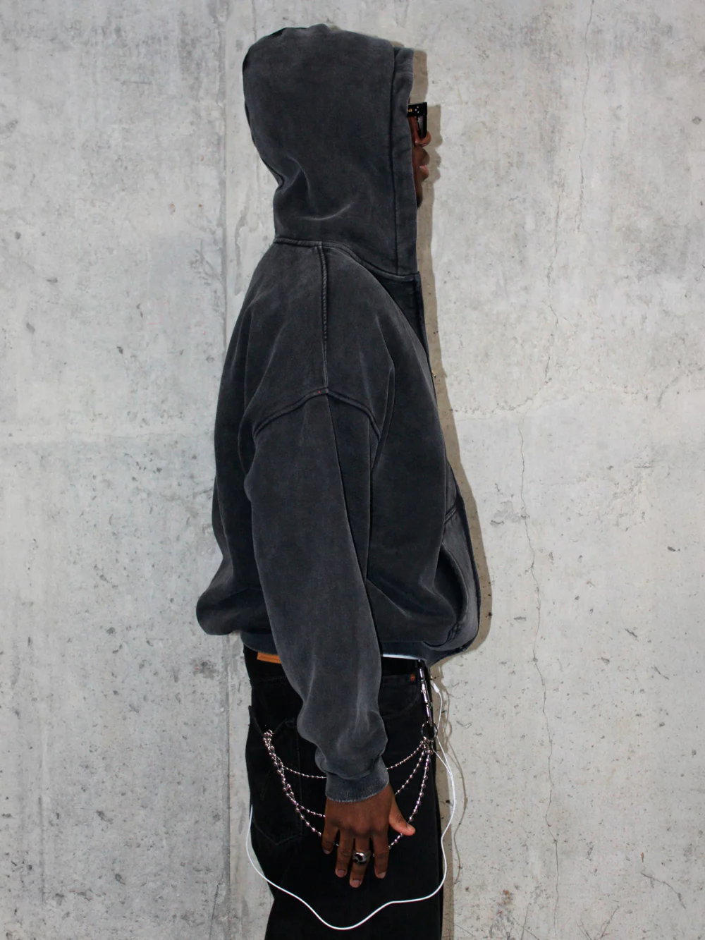 Heavyweight Washed Zip-up - Image 3